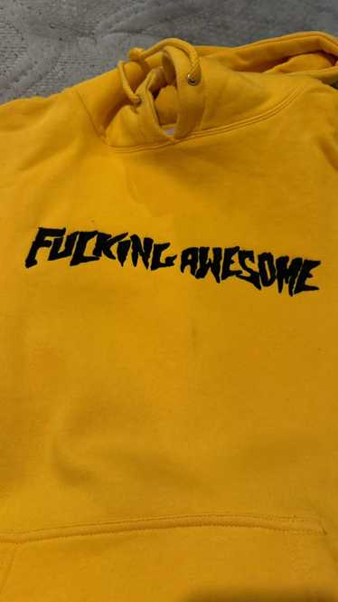 Fucking Awesome 2014 Yellow Embroided Hoodie