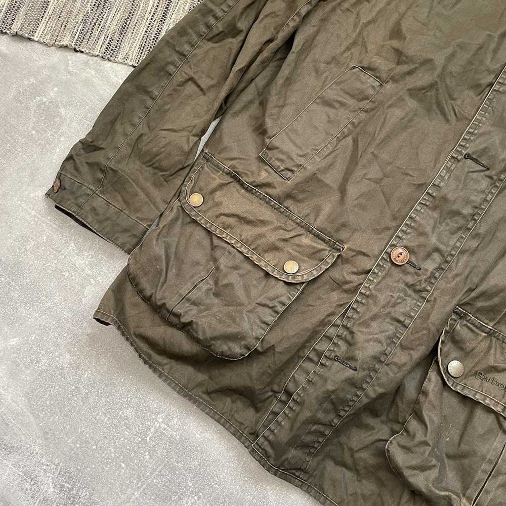 Barbour × Vintage × Waxed Barbour Grassdale jacke… - image 10