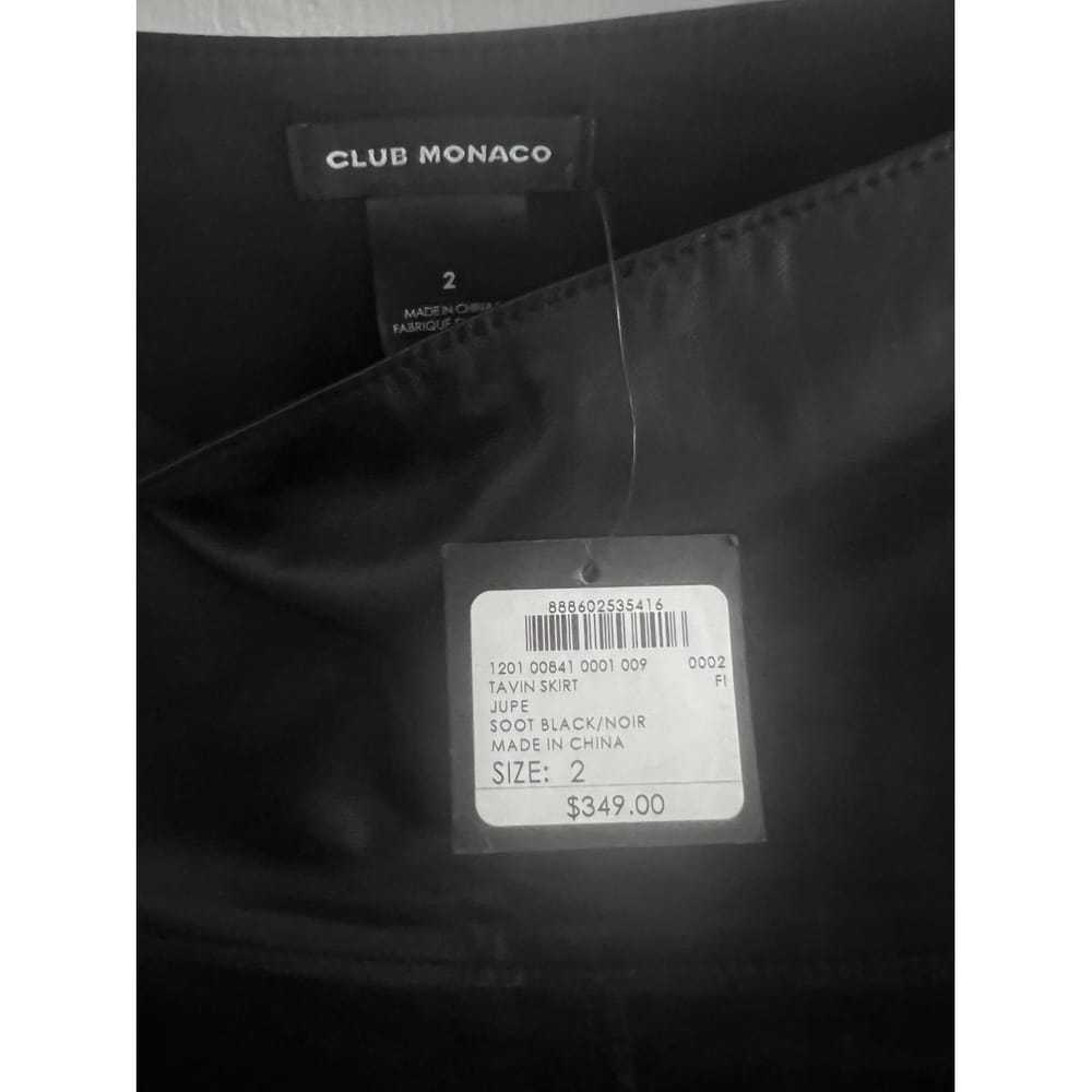 Club Monaco Leather mini skirt - image 3