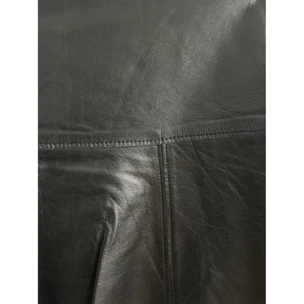 Club Monaco Leather mini skirt - image 6