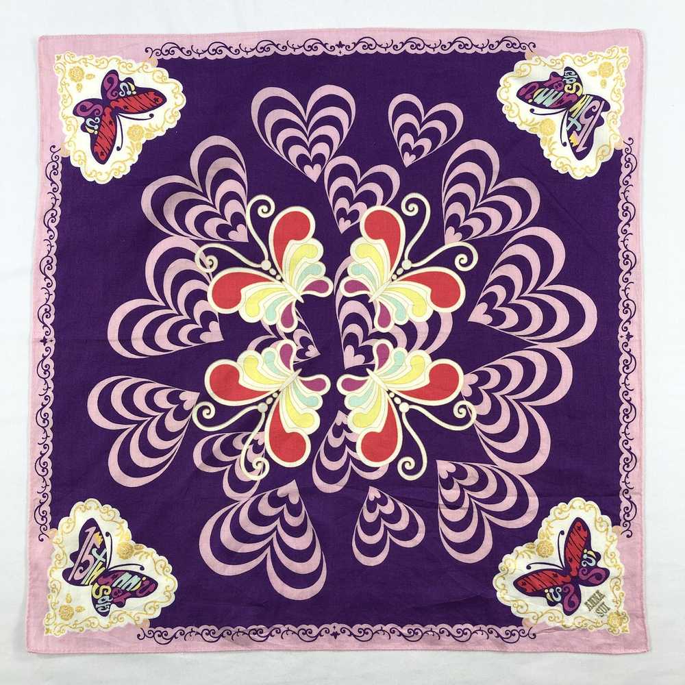 Vintage Anna Sui Handkerchief / Neckerchief / Ban… - image 3