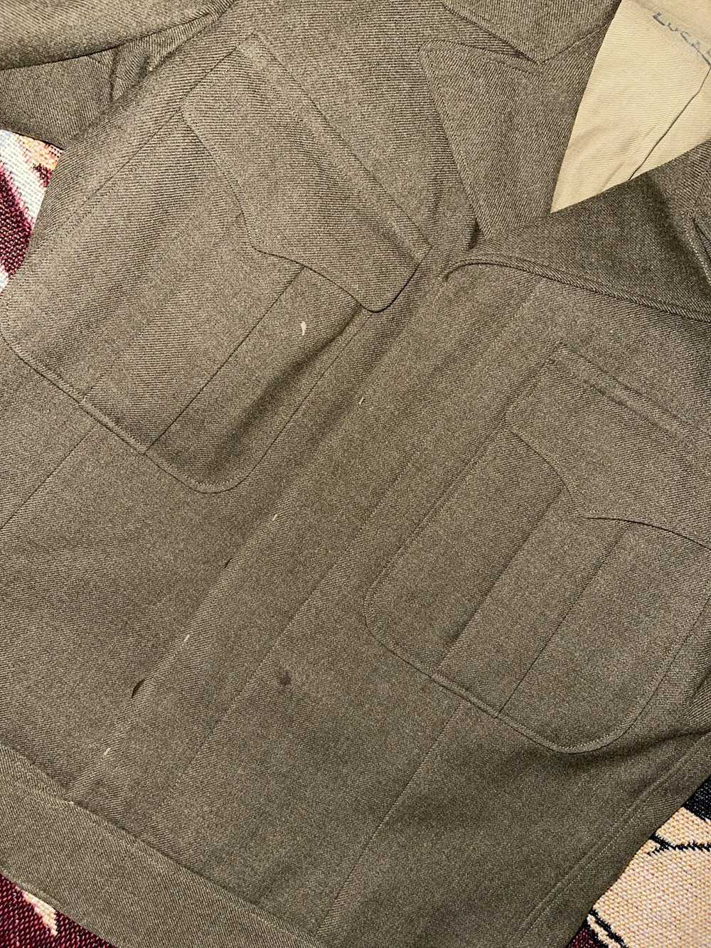 Vintage Vintage 40s WW2 US Army Ike Wool Jacket - image 3