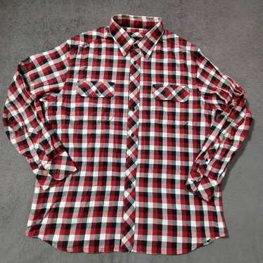 Rocawear Rocawear Shirt Mens XL Button Up Plaid C… - image 1