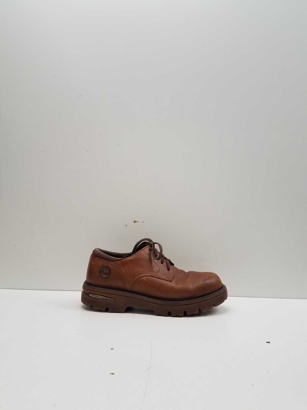 Timberland Brown Lace Up Men's Size 7.5M - image 1