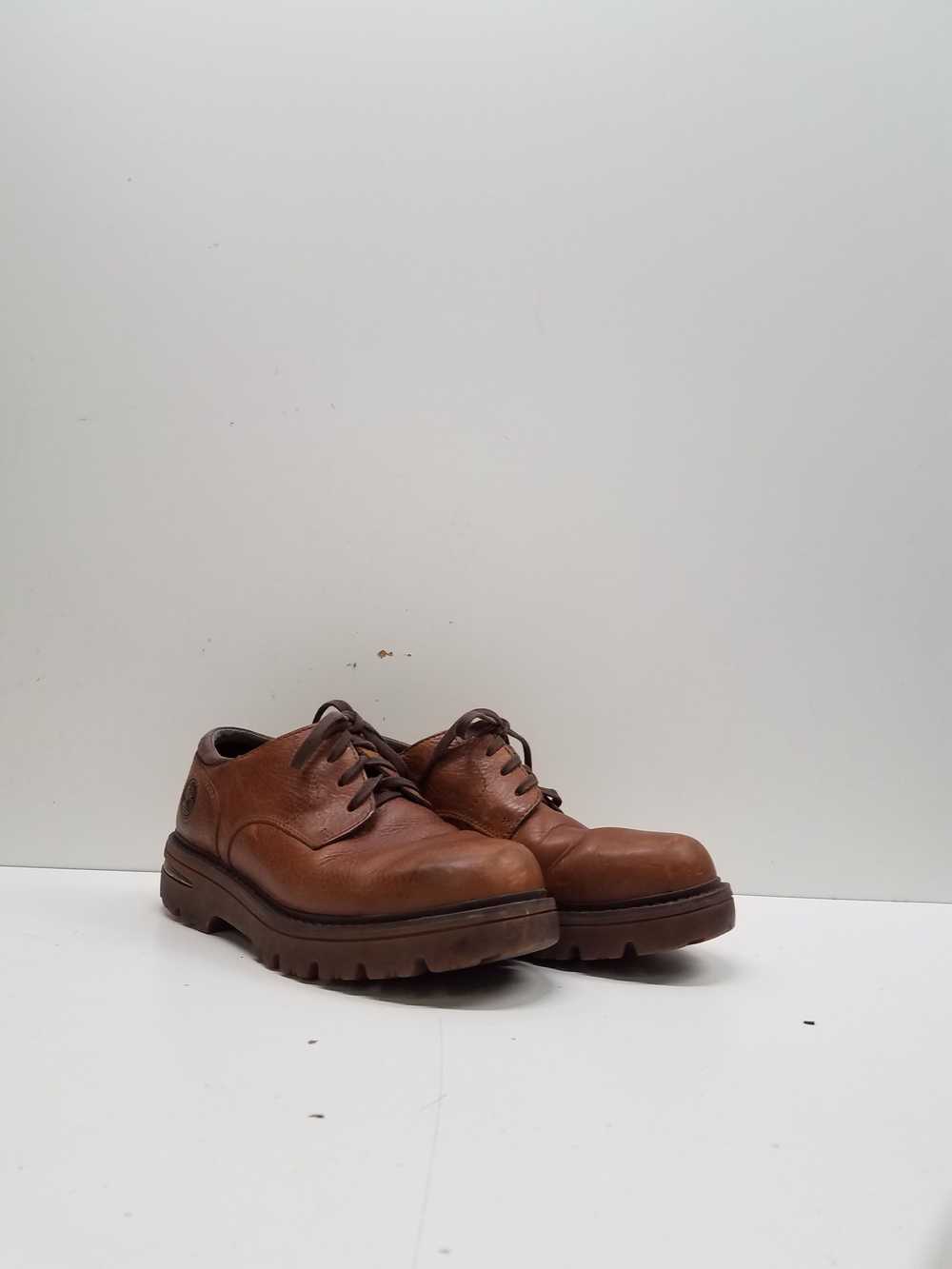 Timberland Brown Lace Up Men's Size 7.5M - image 3