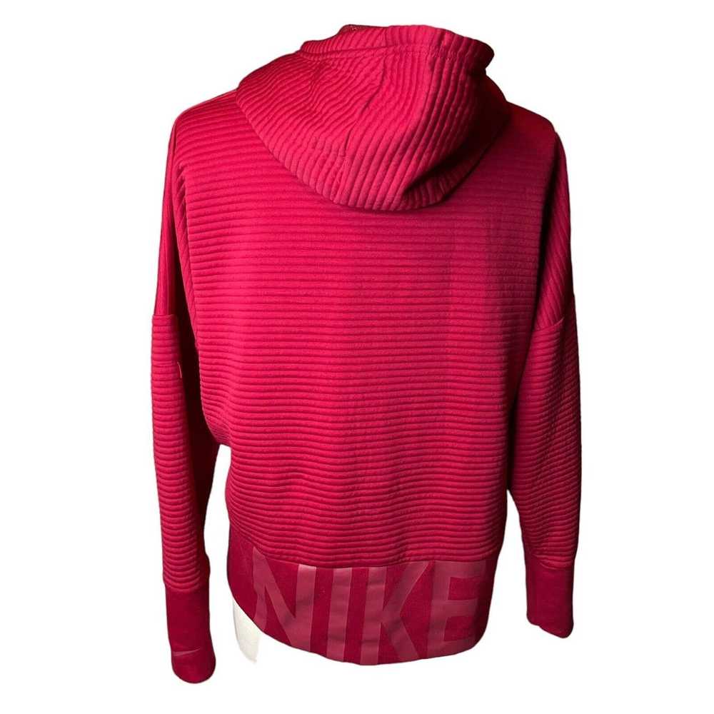 Nike Nike Dri Fit Hoodie Jacket Full Zip Red Ribb… - image 1
