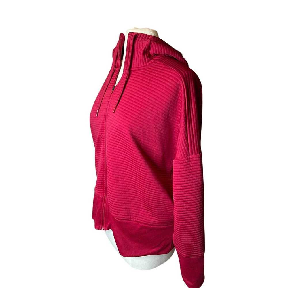 Nike Nike Dri Fit Hoodie Jacket Full Zip Red Ribb… - image 4