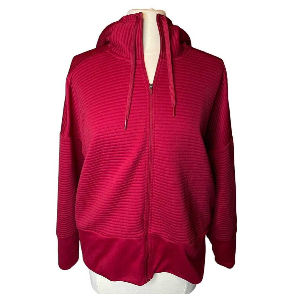 Nike Nike Dri Fit Hoodie Jacket Full Zip Red Ribb… - image 9