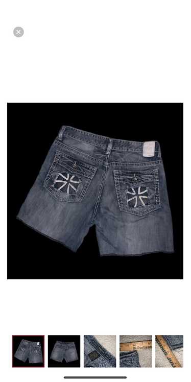 Helix Y2K Grunge Helix Jean Shorts