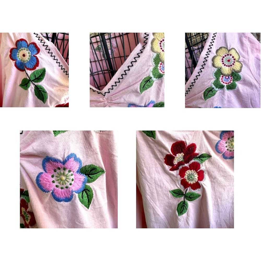 Art × Streetwear × Vintage Embroidered Floral Top… - image 4