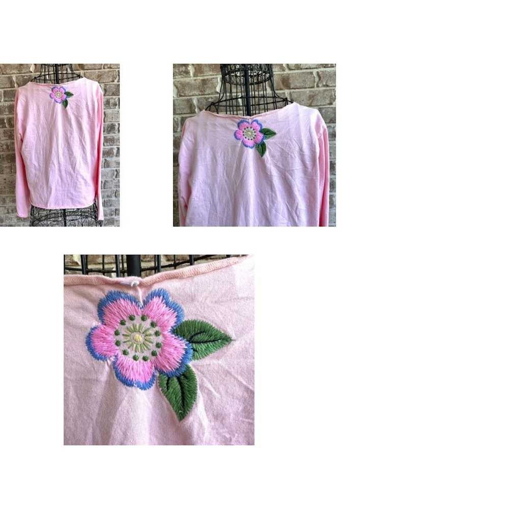 Art × Streetwear × Vintage Embroidered Floral Top… - image 9