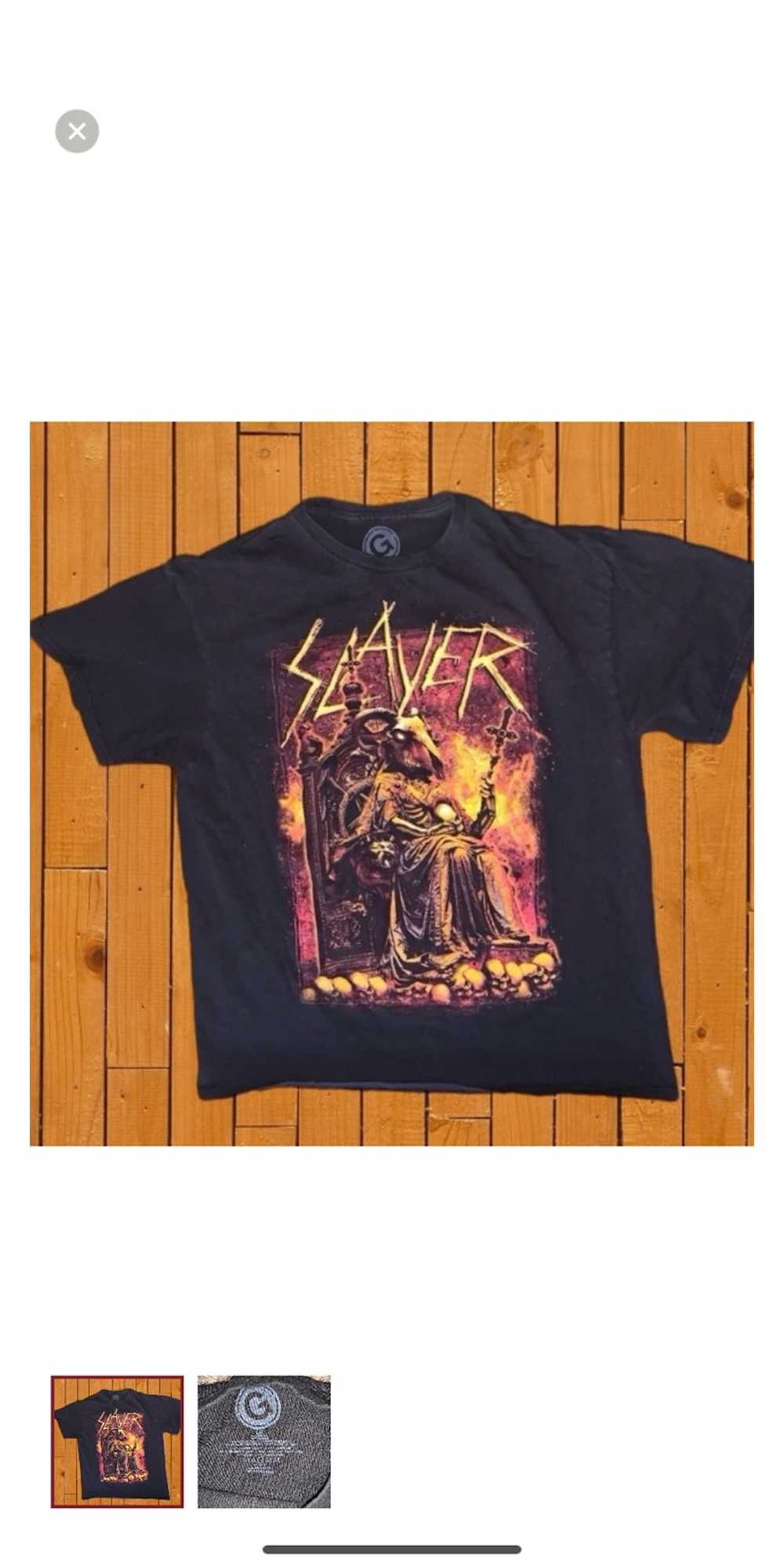 Rock T Shirt Y2K Slayer Grunge Tee - image 1