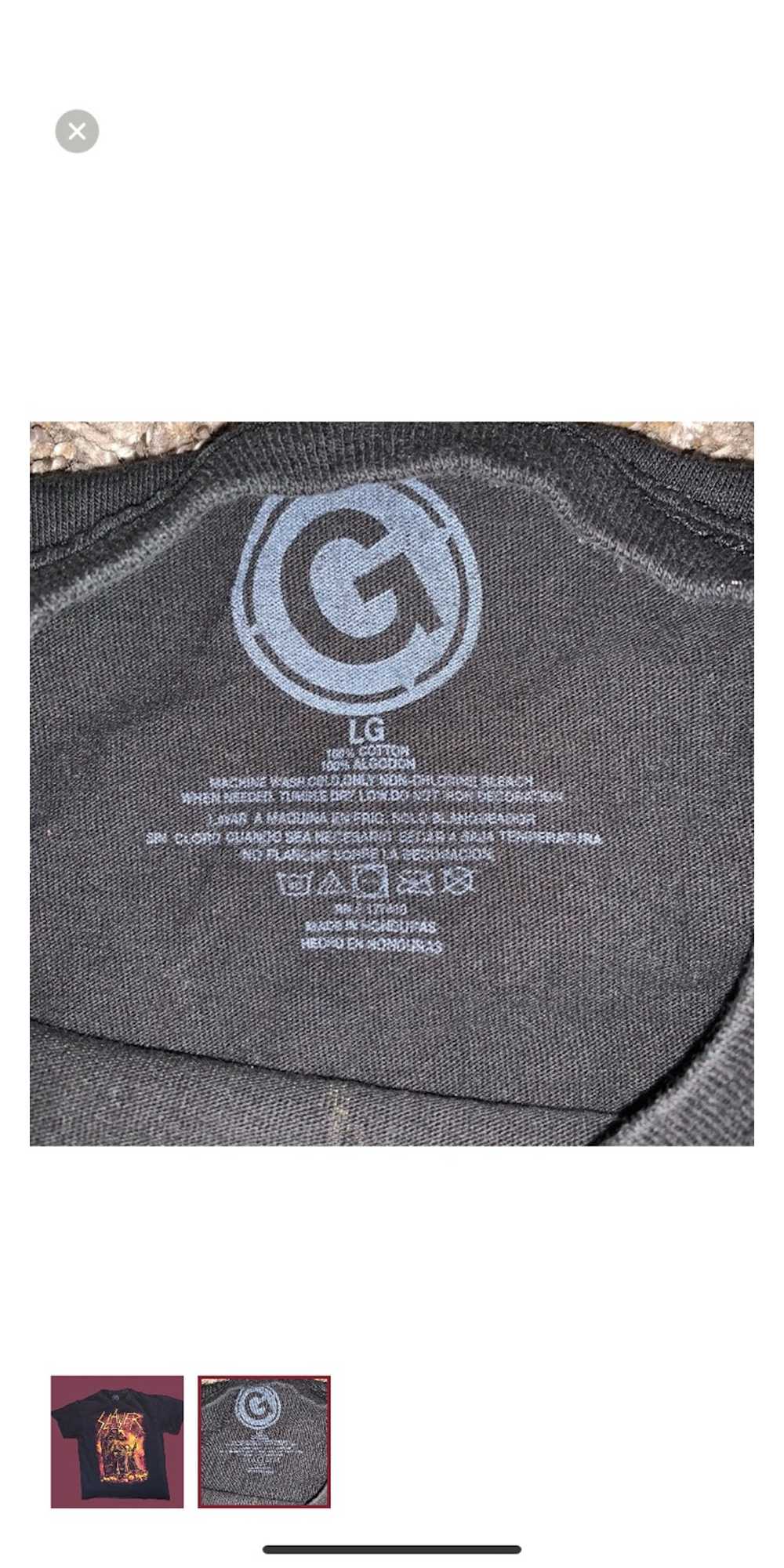 Rock T Shirt Y2K Slayer Grunge Tee - image 2