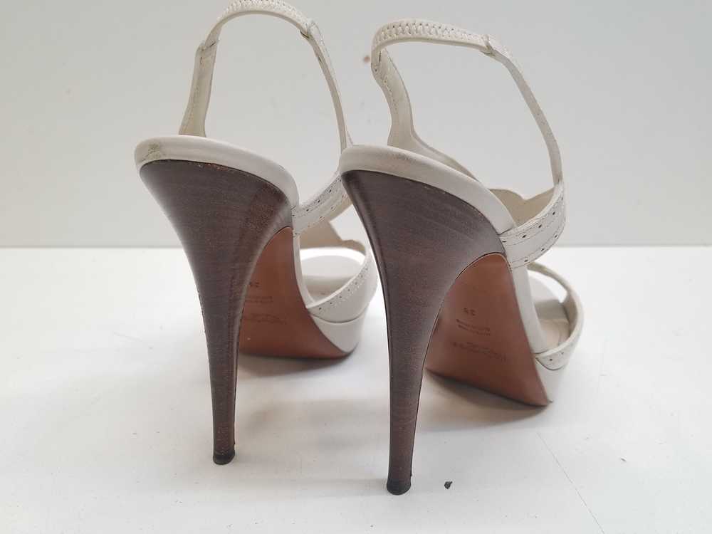 Yves Saint Laurent Stringback White Heels Women's… - image 4
