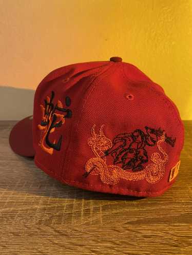 New Era Snake New Year Custom Fitted Hat by Paint… - image 1
