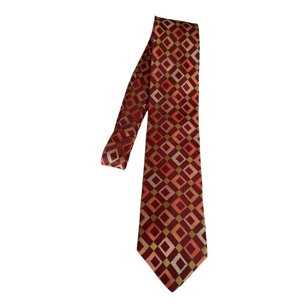 Ted Baker TED BAKER Geometric Silk Tie Hand Made … - image 8