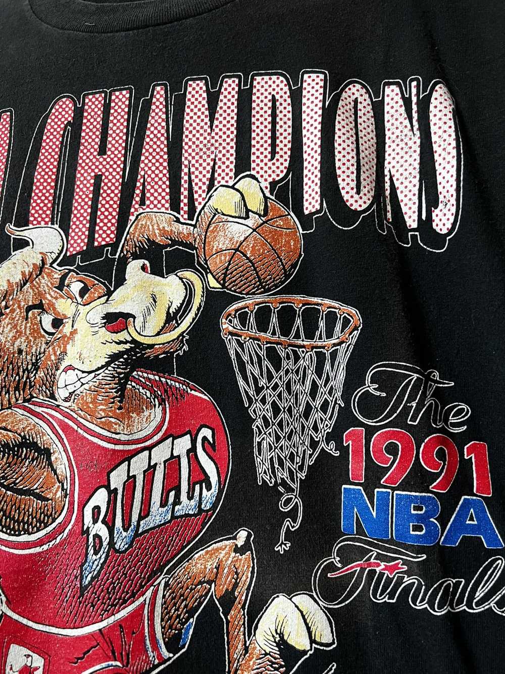 Chicago Bulls × Nutmeg × Vintage Vintage 1991 Chi… - image 3