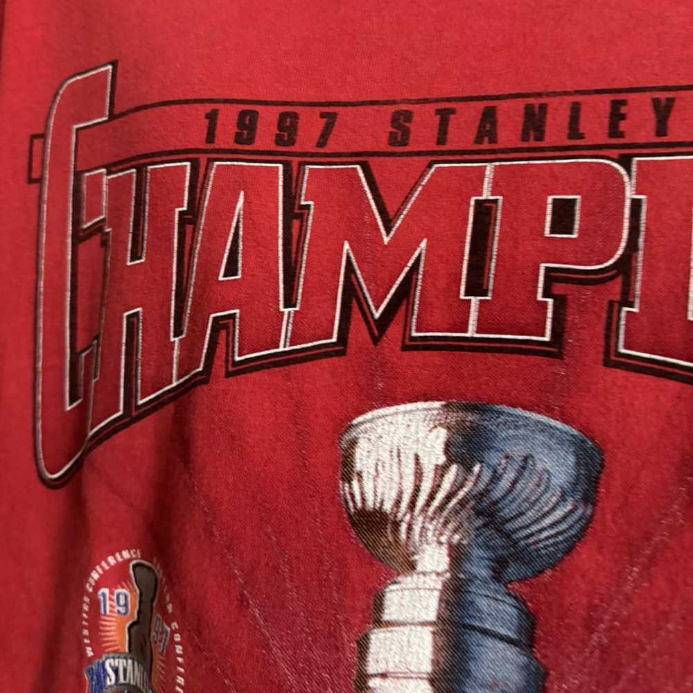 NHL × Vintage Vintage Stanley Cups Champion 1997 … - image 4