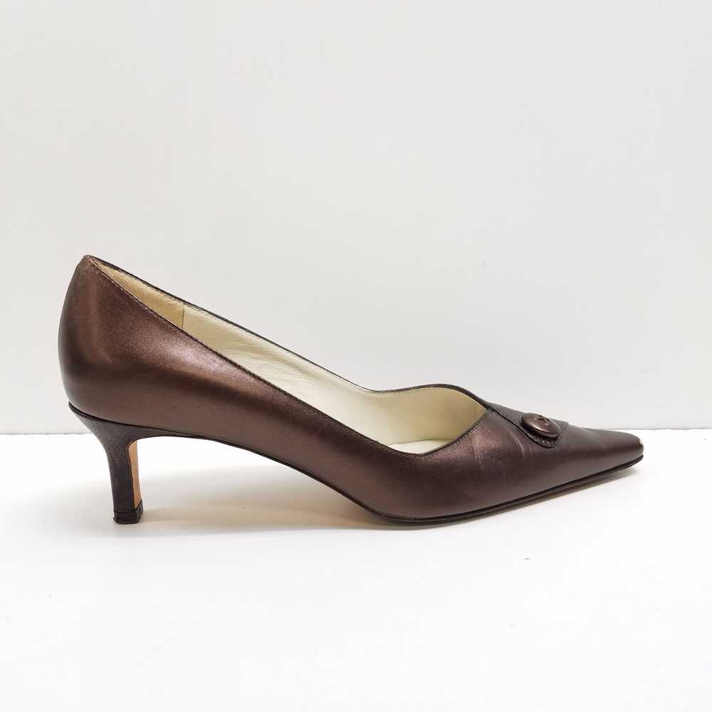 Amalfi Women's Brown Leather Heels Size 7 - image 1