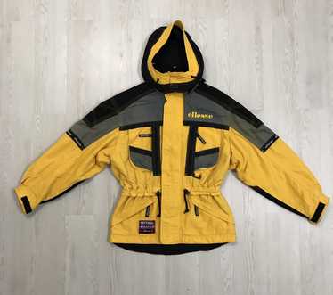 Vintage Ellesse Vertical Dive Ski Snow Wear Hoodie Jacket Winter