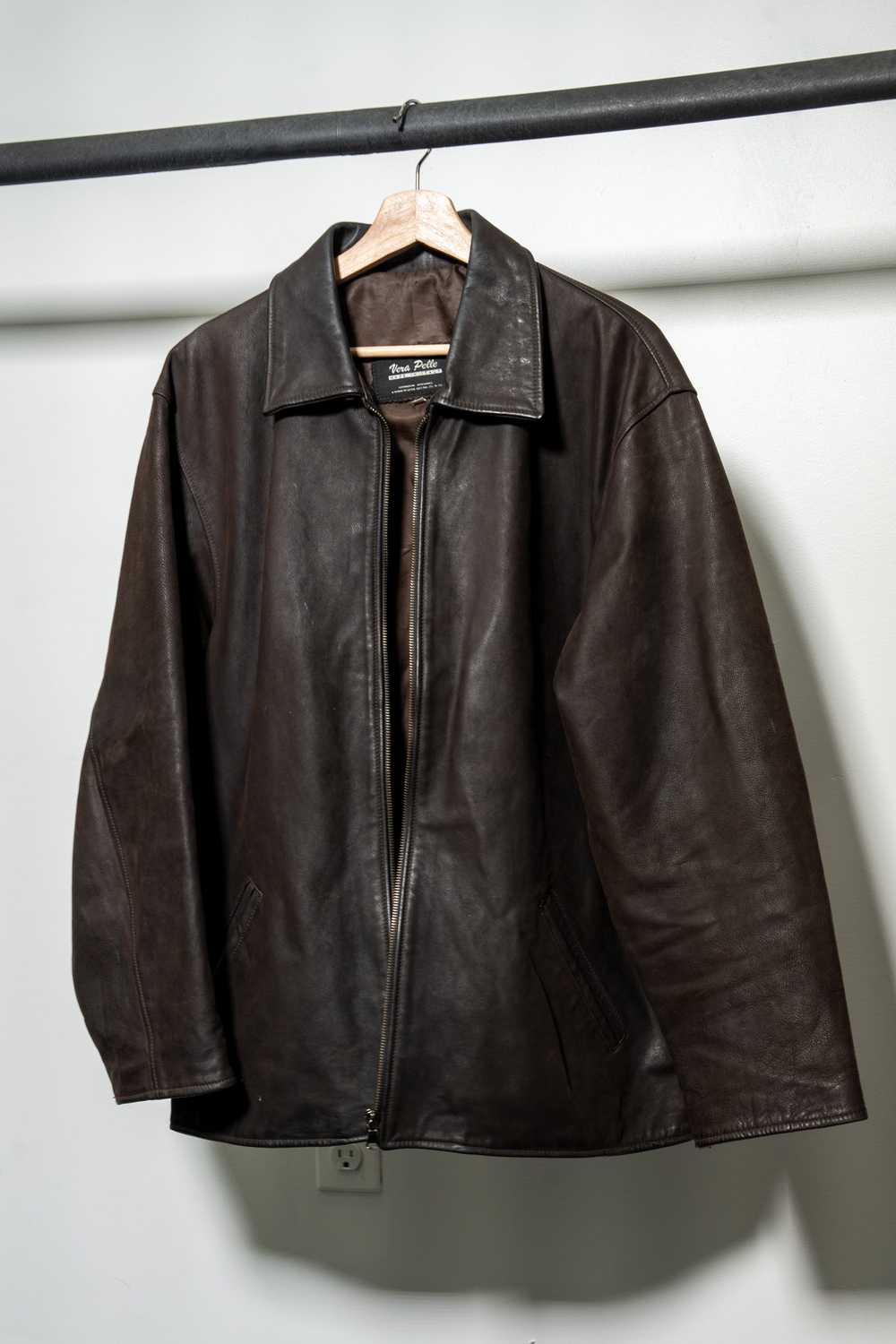 Vintage Vintage Leather Jacket Vera Pelle - image 1