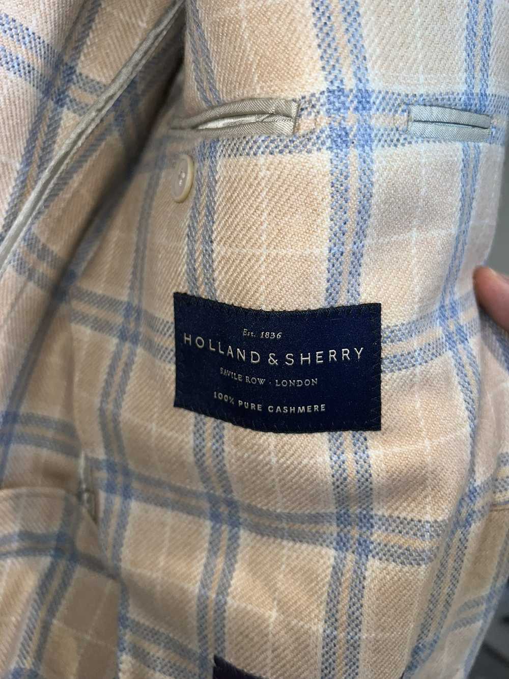 Custom × Holland & Sherry 100% Cashmere Holland &… - image 5