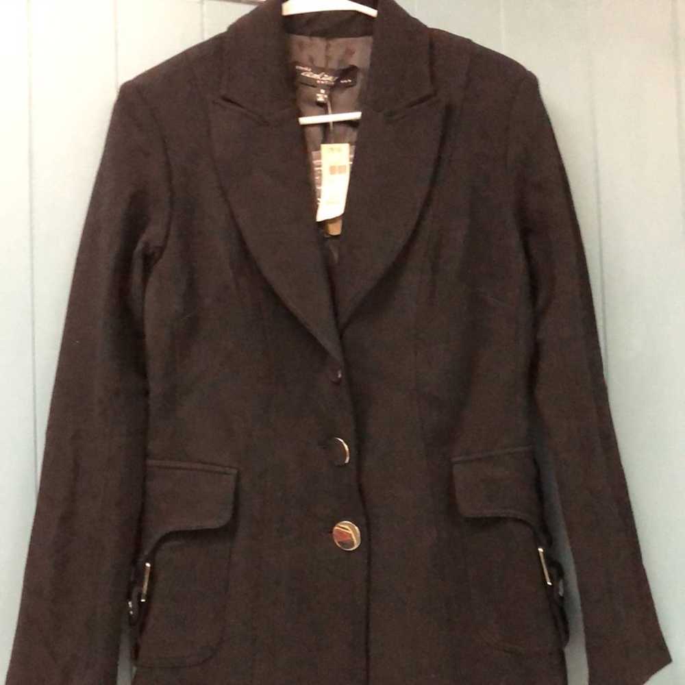 Vintage Cache Contour size M medium trench coat n… - image 2