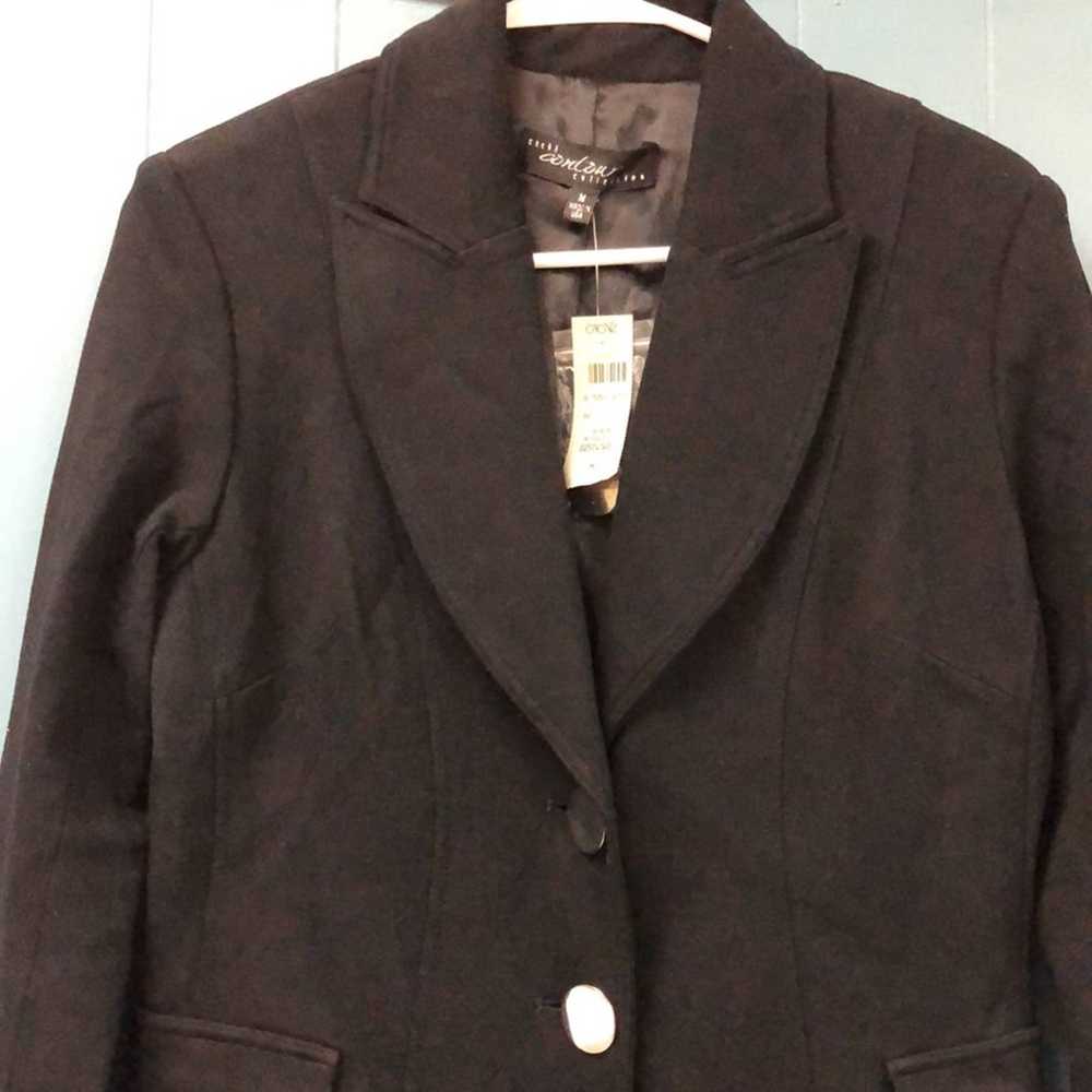 Vintage Cache Contour size M medium trench coat n… - image 7