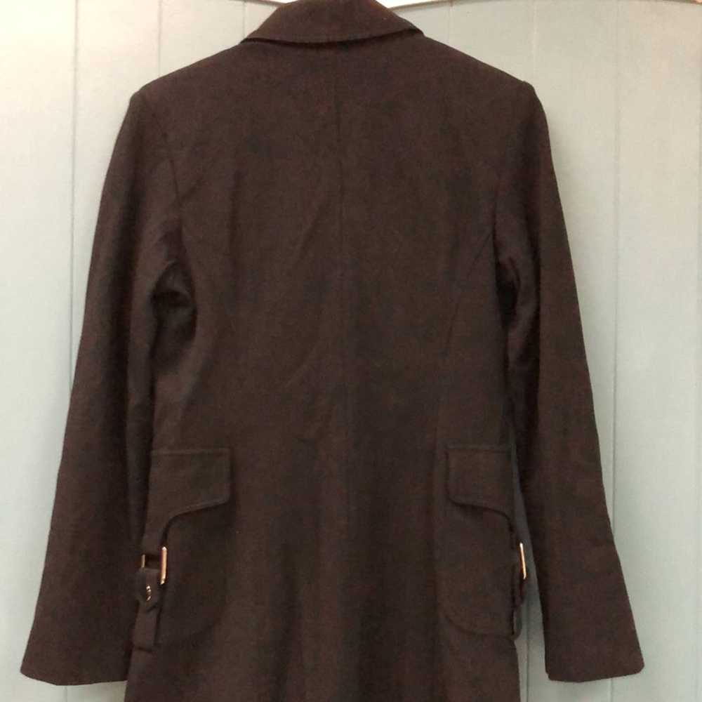 Vintage Cache Contour size M medium trench coat n… - image 8