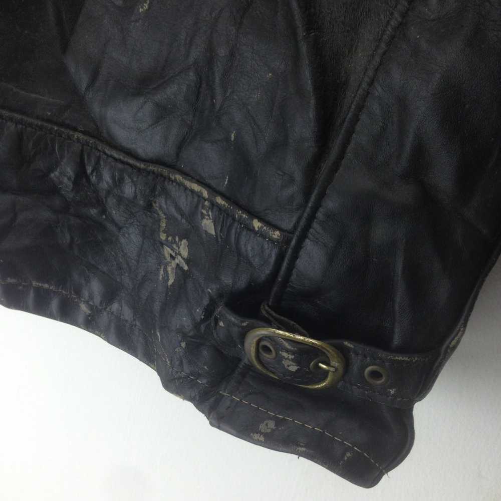 Schott × Vintage Vintage Schott Biker Rockers Lea… - image 3