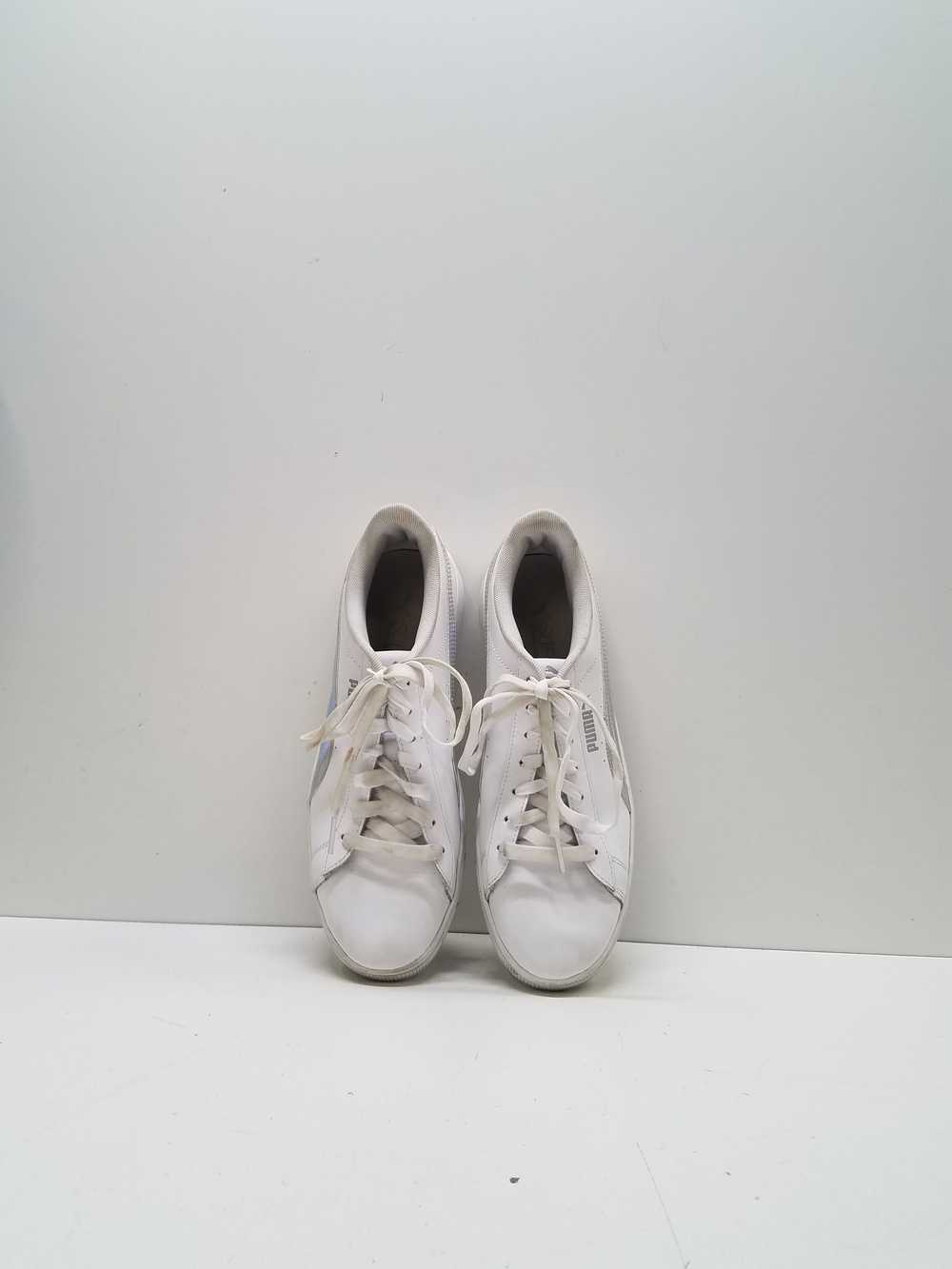 PUMA Women's Vikky Iridescent White Sneaker Size10 - image 6