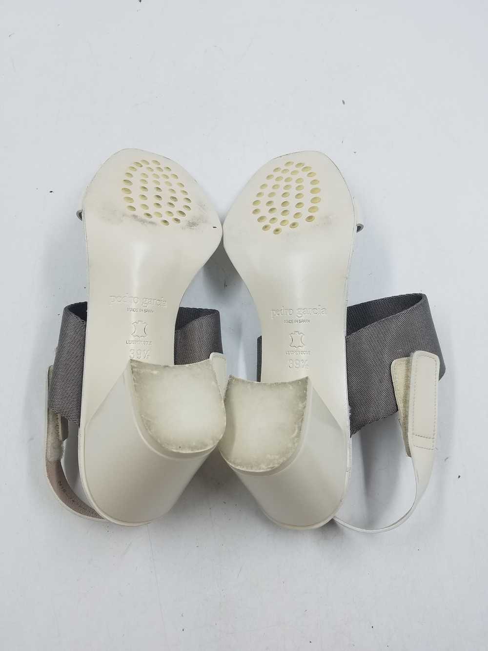 Pedro Garcia Ivory Velcro Sandals Women's 9.5 | 3… - image 5