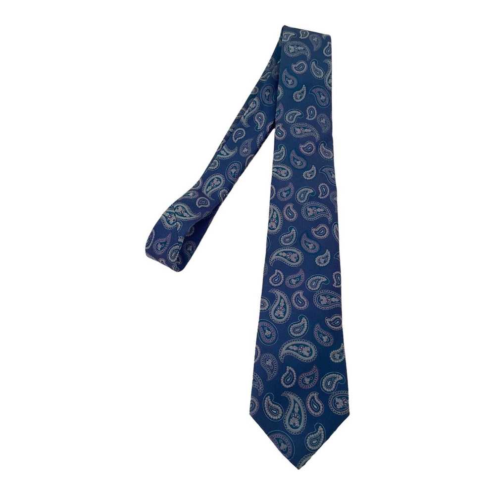 Canali CANALI 1934 Current Paisley Silk Tie Italy… - image 7