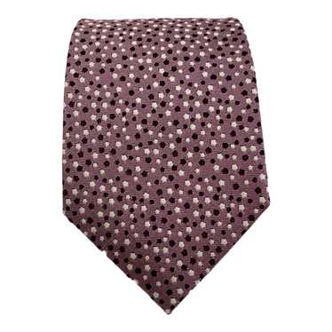 Z Zegna Z ZEGNA Geometric Silk Blend Tie Made In … - image 1
