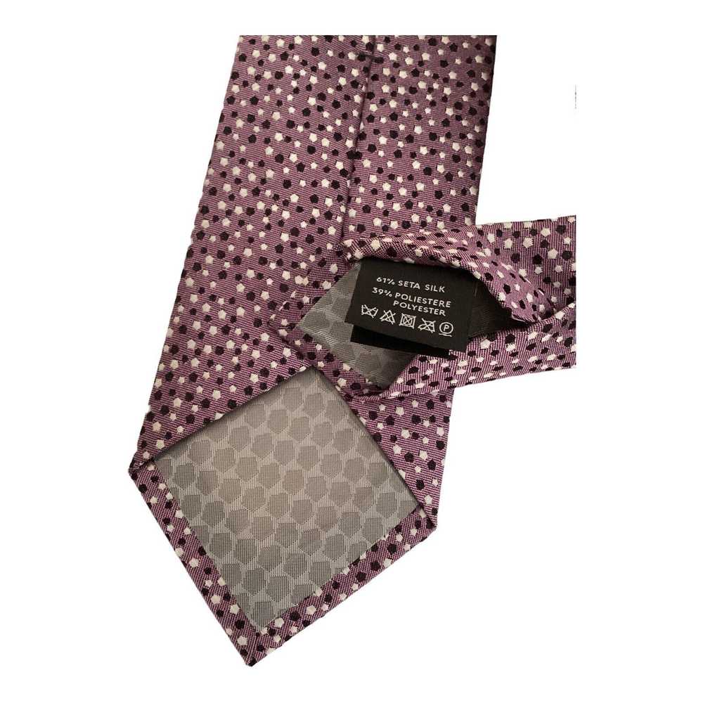 Z Zegna Z ZEGNA Geometric Silk Blend Tie Made In … - image 5