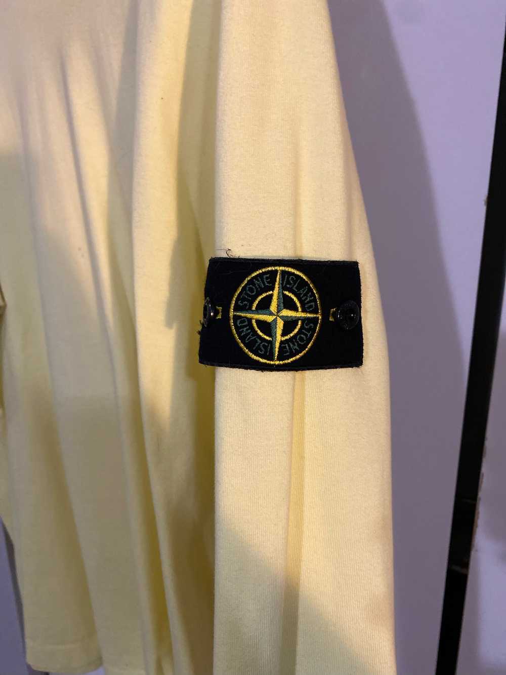 Stone Island Used Yellow Stone Island Long Sleeve… - image 3