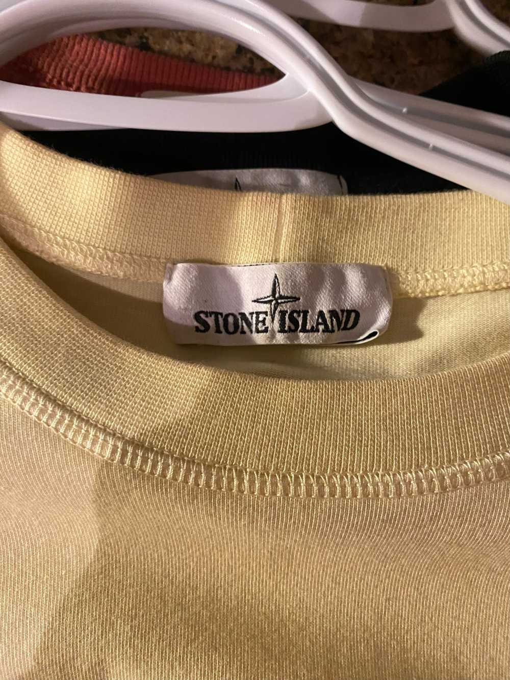 Stone Island Used Yellow Stone Island Long Sleeve… - image 4