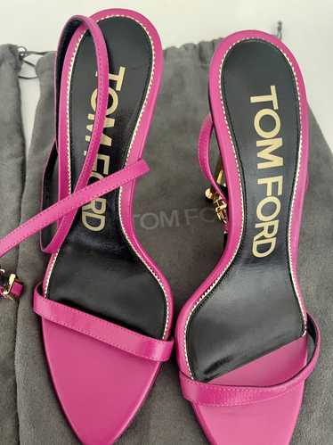 Tom Ford TOM FORD Padlock 85mm leather sandals