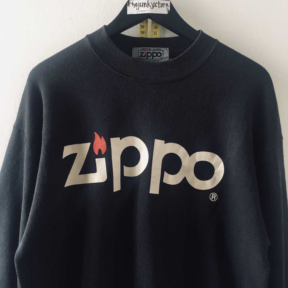Vintage × Zippo Vintage 90s x Zippo Sweatshirt x … - image 2