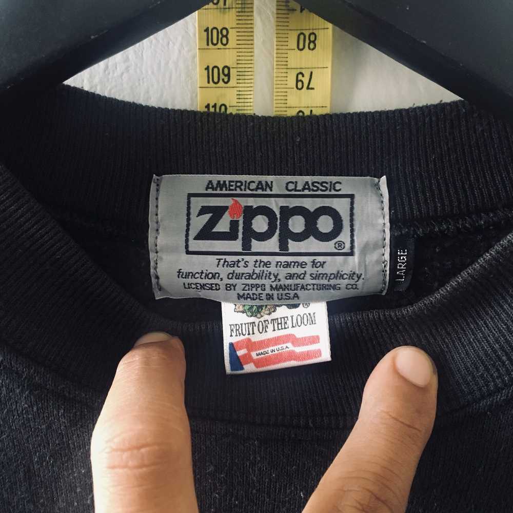 Vintage × Zippo Vintage 90s x Zippo Sweatshirt x … - image 3