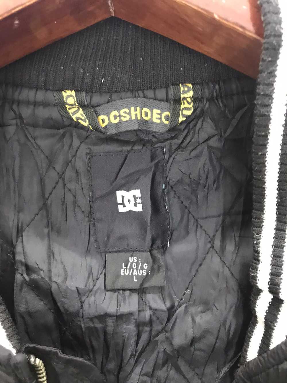 Dc × Designer DCSHOESCO bomber jacket spellout - image 7