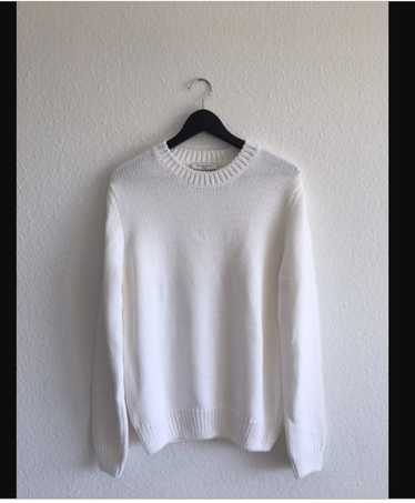 Sandro White Knit