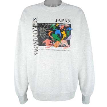 Vintage - Nagano Japan Winter Olympics Sweatshirt… - image 1