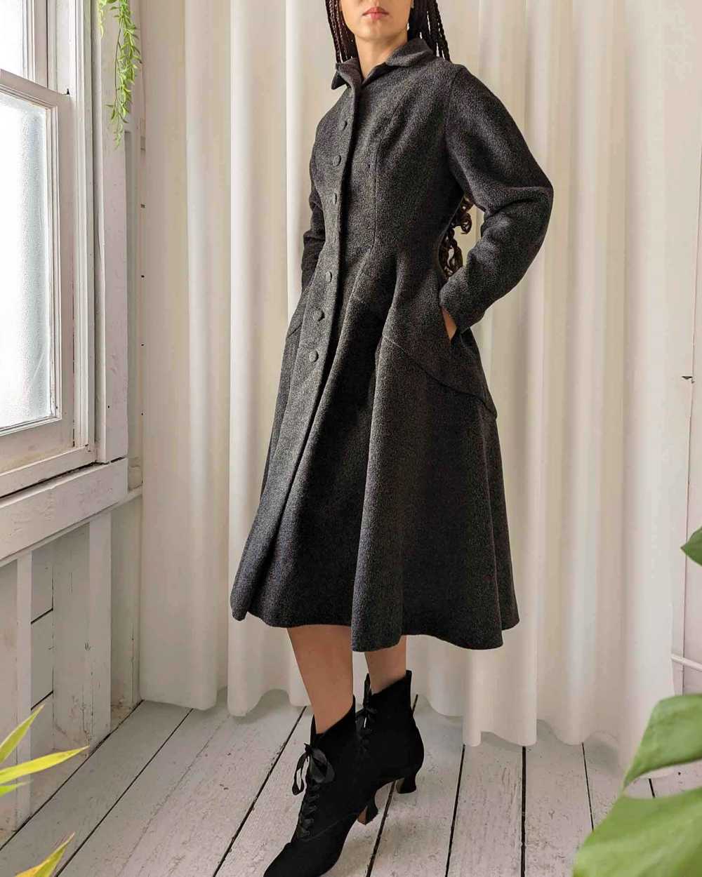 50s Lilli Ann Wool Princess Coat - image 5