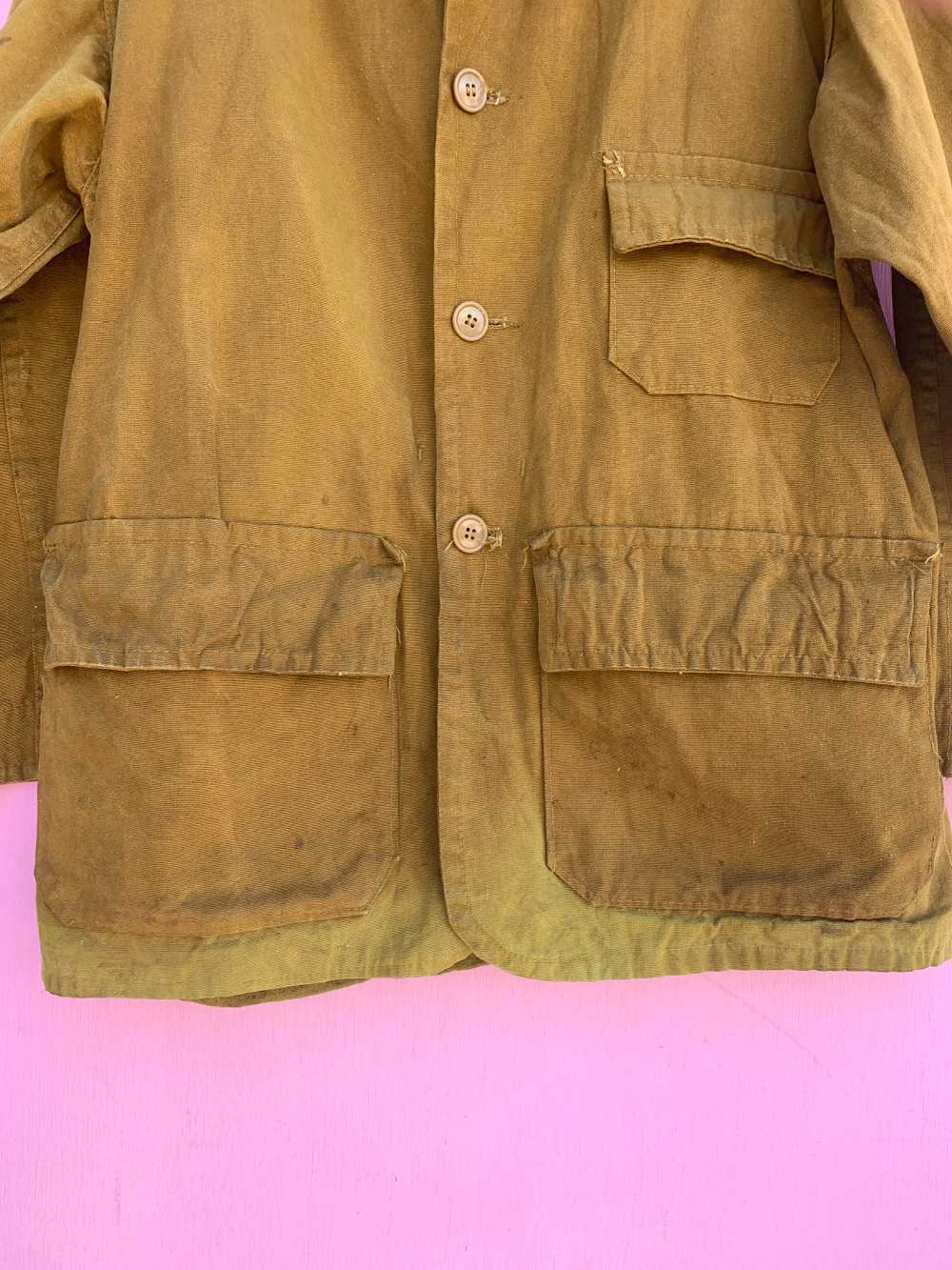 COLORBLOCK CANVAS HUNTING JACKET W/ CORDUROY COLL… - image 8