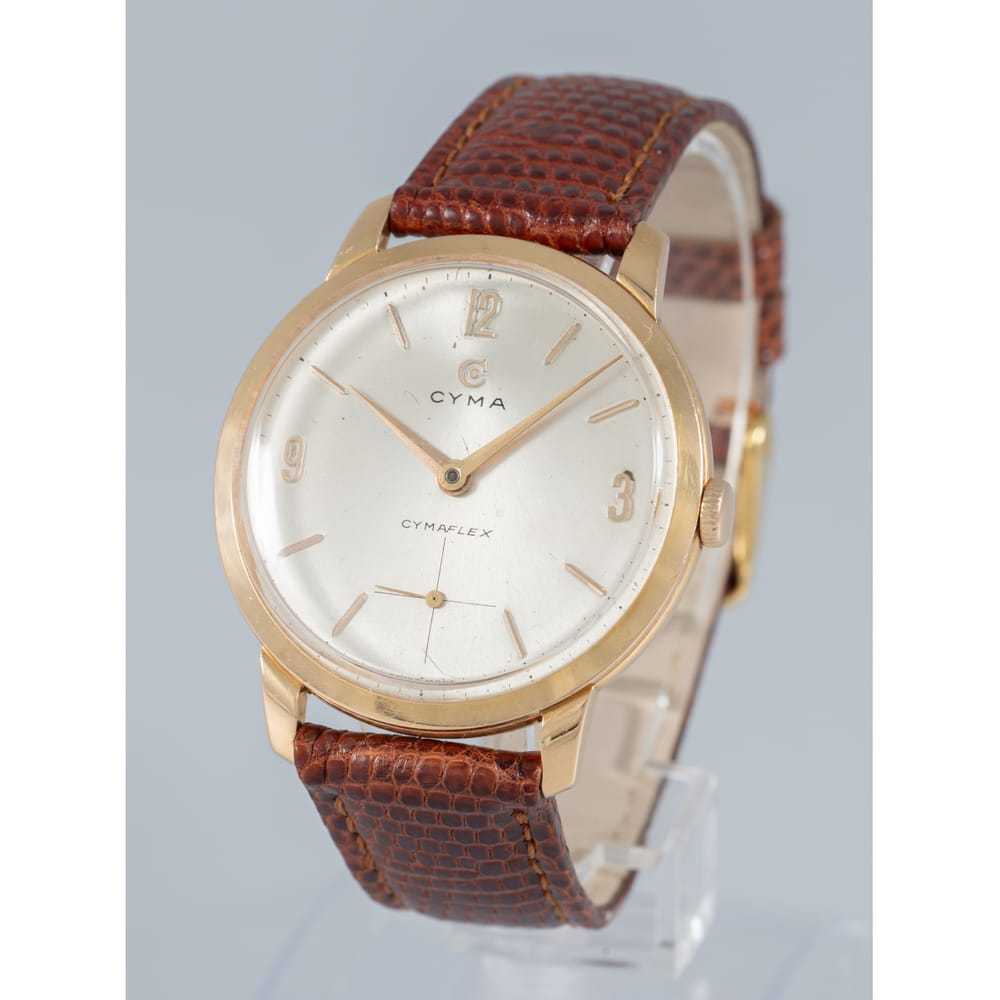 Cyma Yellow gold watch - image 2