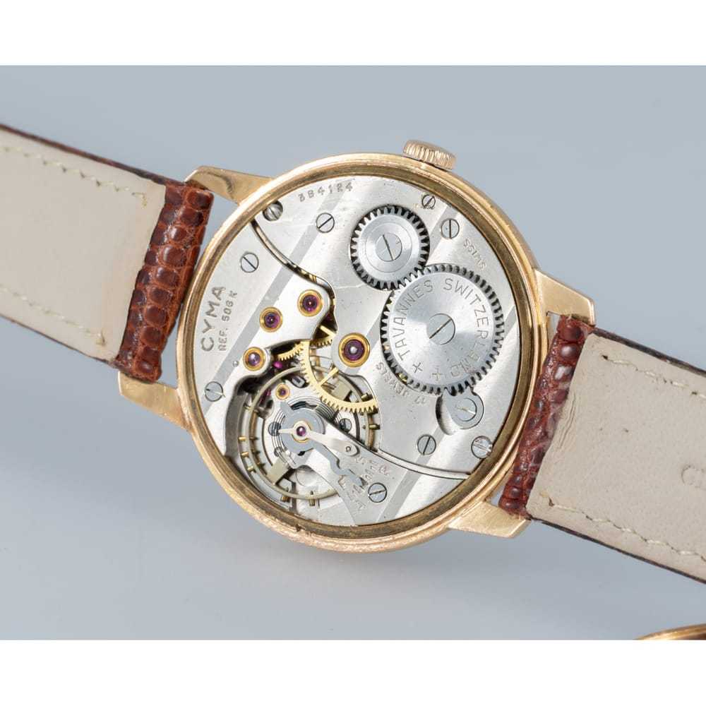 Cyma Yellow gold watch - image 3