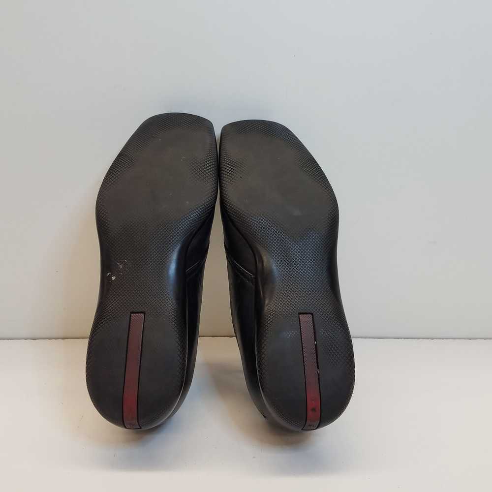 Prada Men's Black Leather Dress Shoes Size 7.5 (A… - image 5