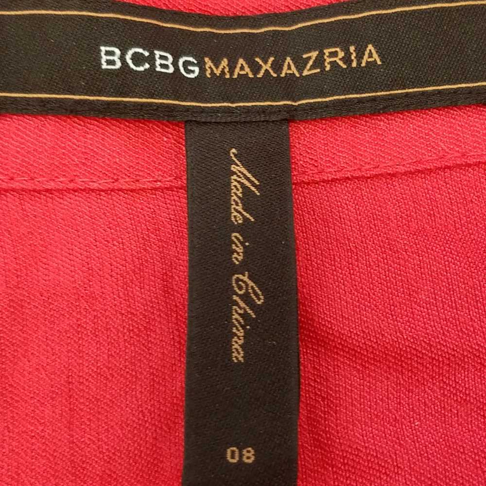 BCBGMaxazria Women Red Dress Size 8 NWT - image 3