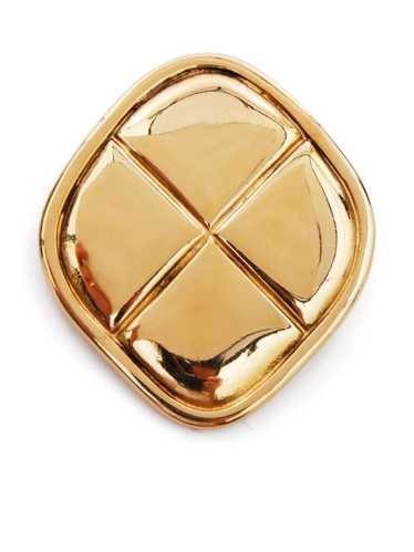 CHANEL Pre-Owned 1986-1994 diamond-quilted brooch 